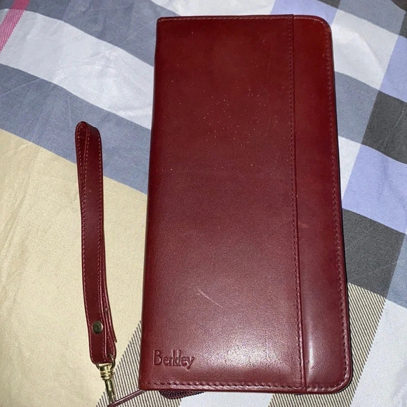Betldey long double folder passport  travel Wallet - Picture 1 of 7